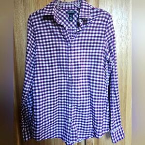 Women's Lands' End Flannel Shirt